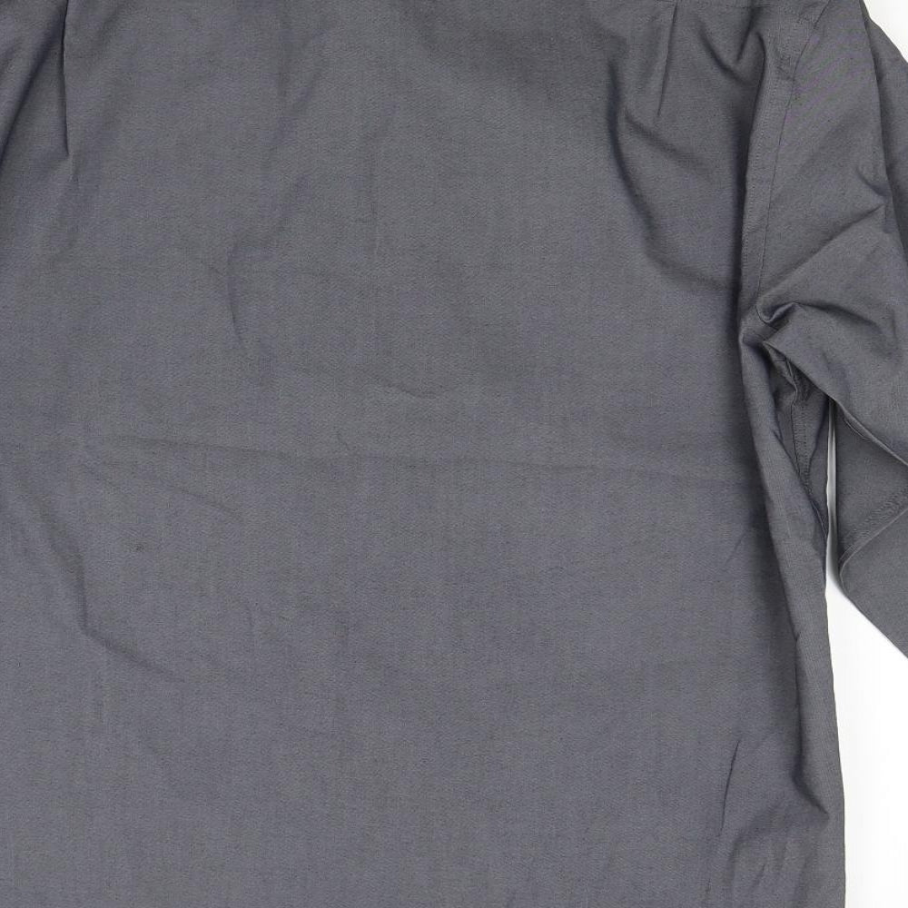 NEXT Mens Grey    Dress Shirt Size 16