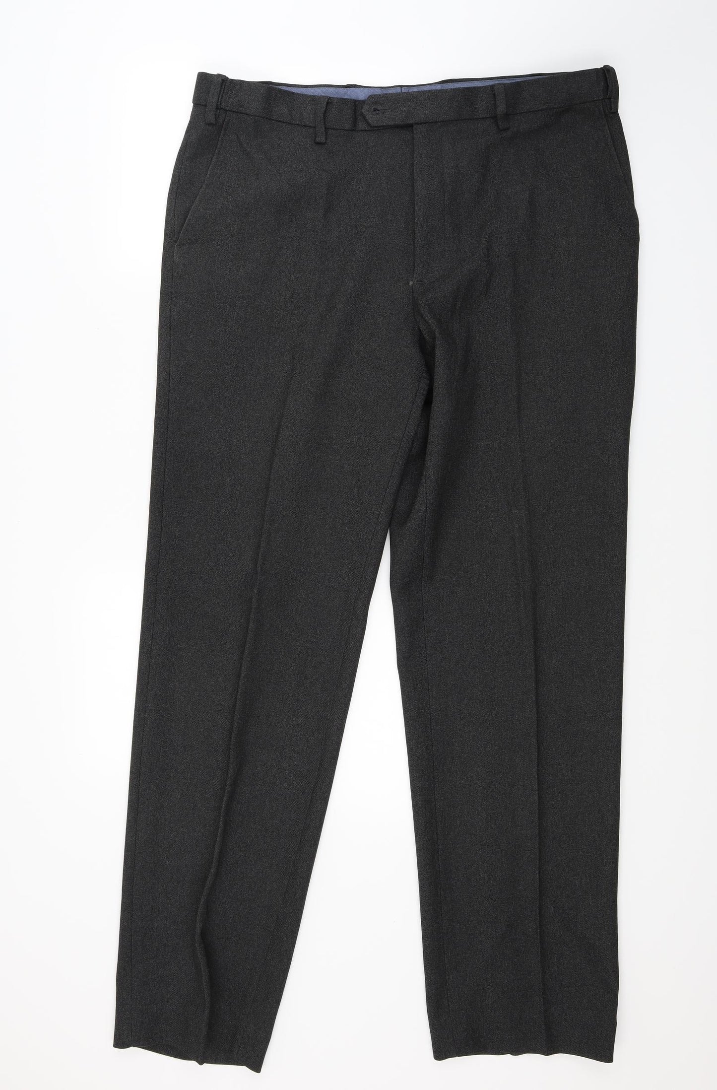 Marks and Spencer Mens Grey   Trousers  Size 38 L33 in