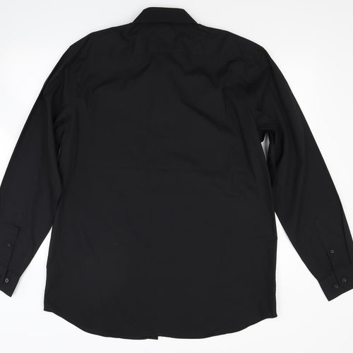 Taylor & Wright Mens Black    Dress Shirt Size 16.5