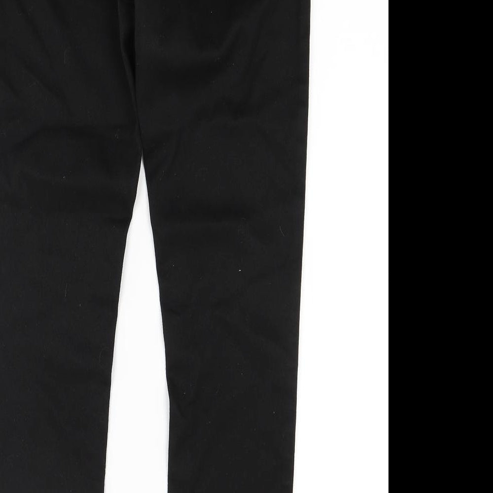 George Boys Black  Denim Straight Jeans Size 12 Years