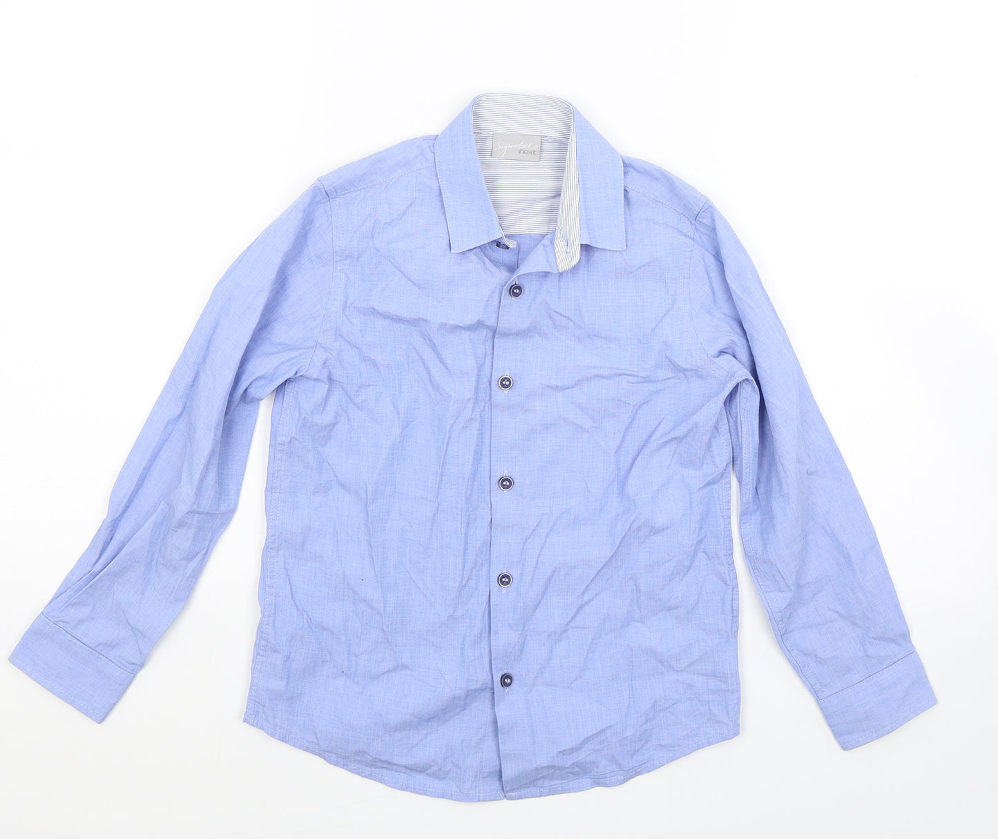 NEXT Boys Blue   Basic Button-Up Size 7 Years