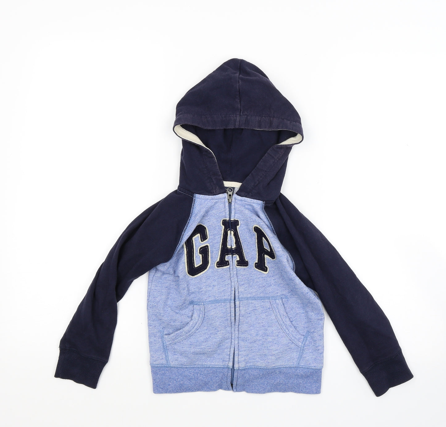 Gap Boys Blue   Full Zip Hoodie Size 5 Years