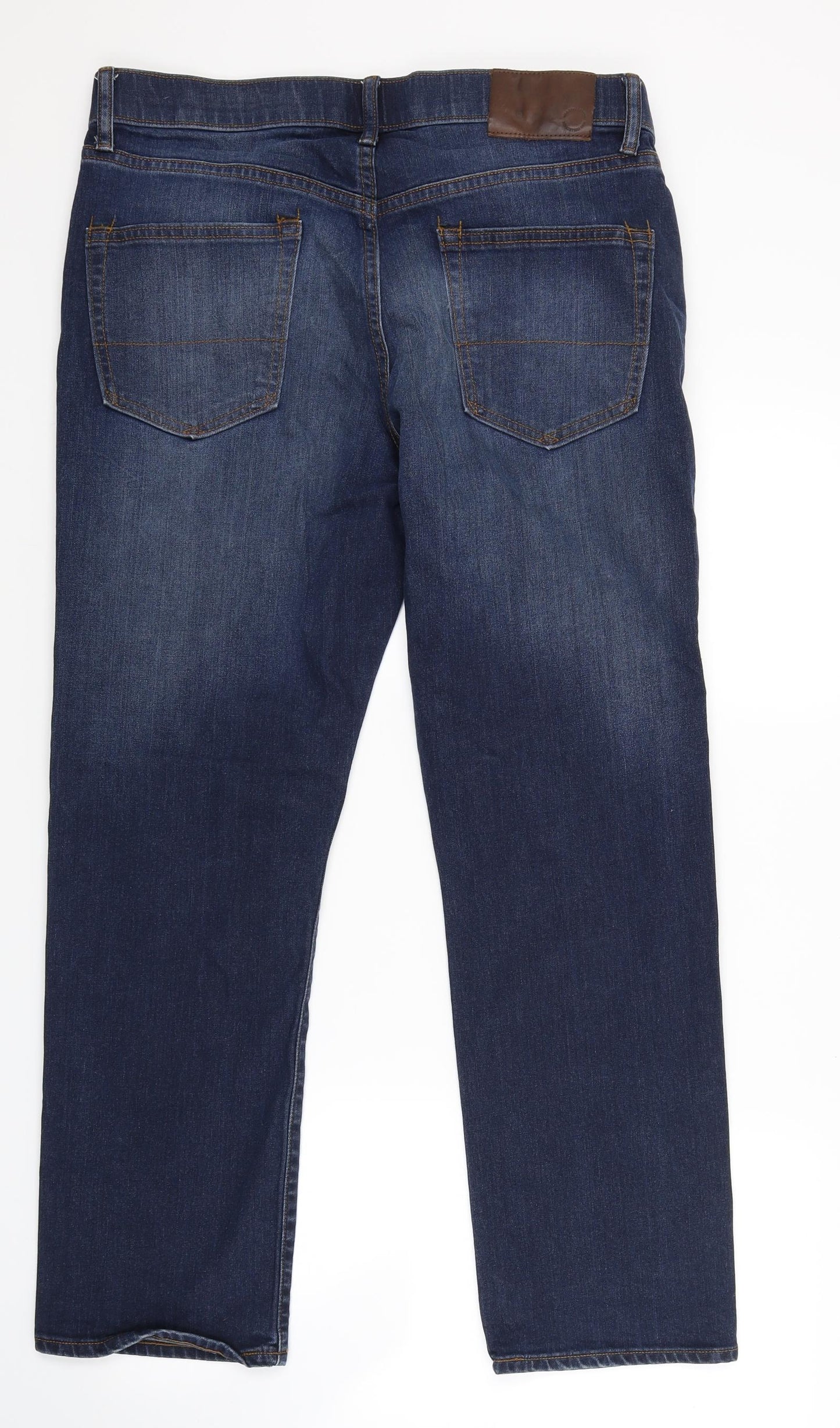 Marks and Spencer Mens Blue  Denim Straight Jeans Size 34 L29 in