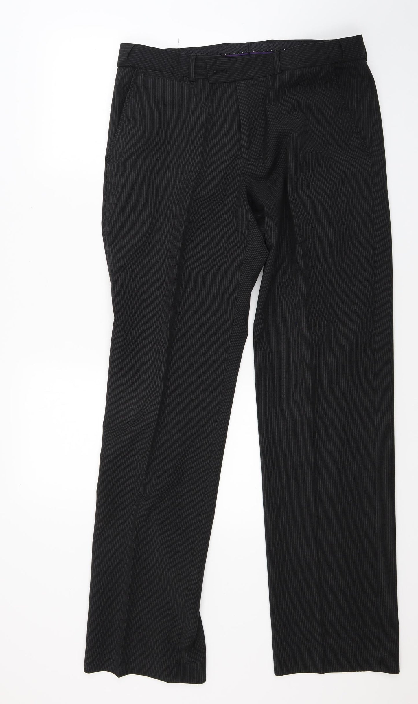 Debenhams Mens Black   Trousers  Size 34 L33 in