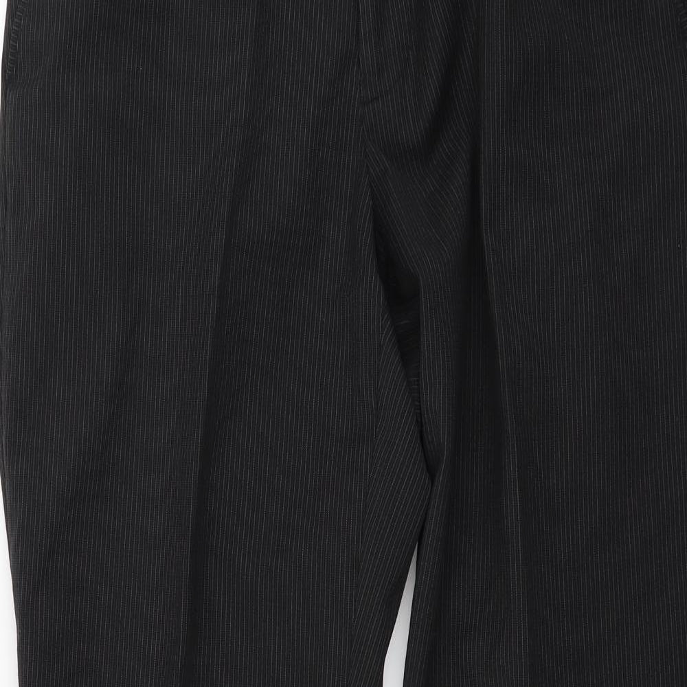 Debenhams Mens Black   Trousers  Size 34 L33 in