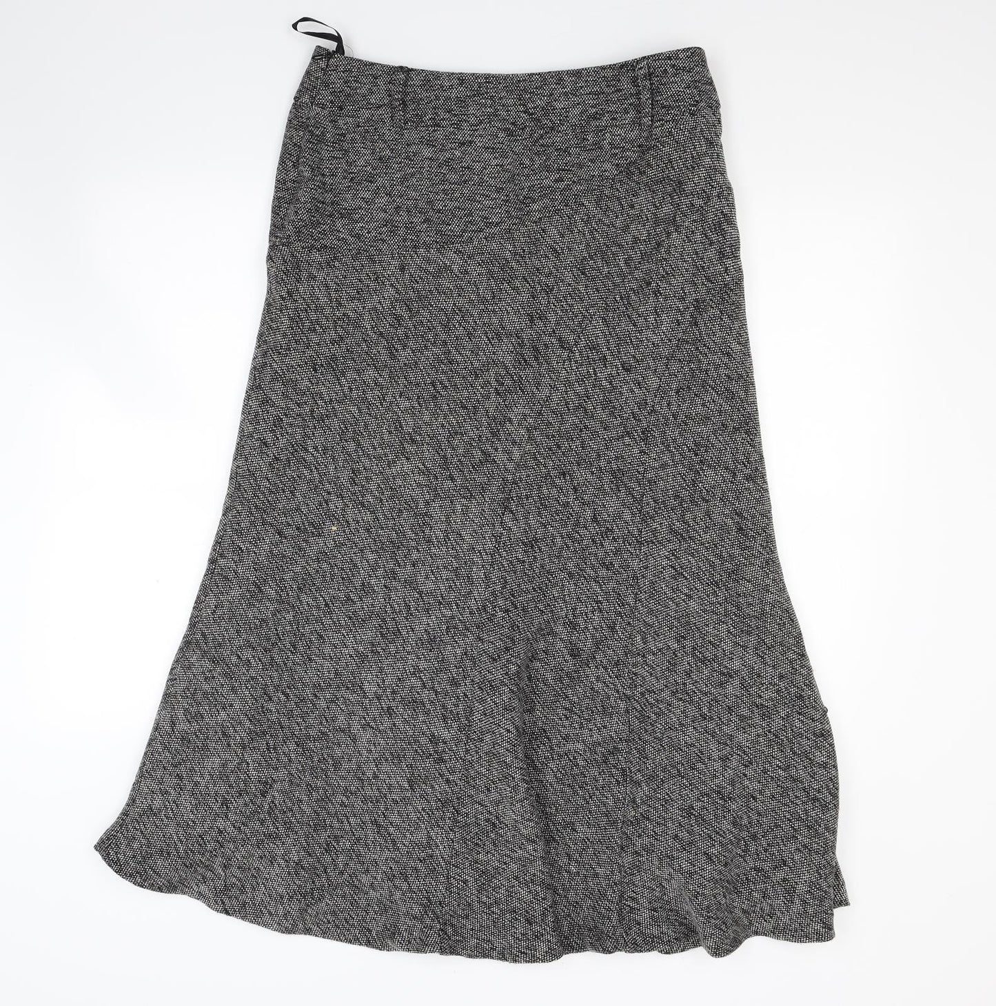 E-vie Womens Grey  Knit A-Line Skirt Size 10