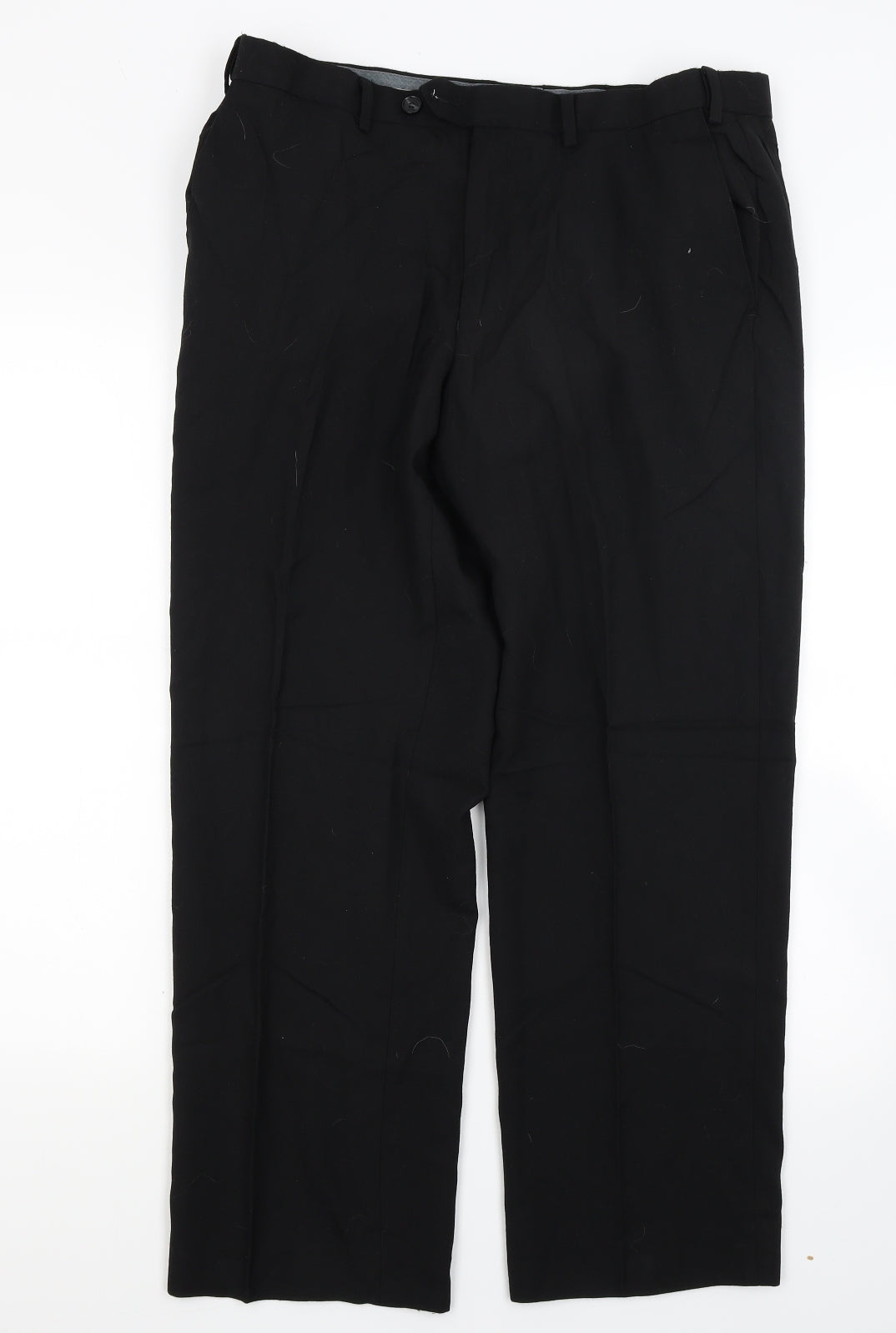 Marks and Spencer Mens Black   Trousers  Size 34 L29 in