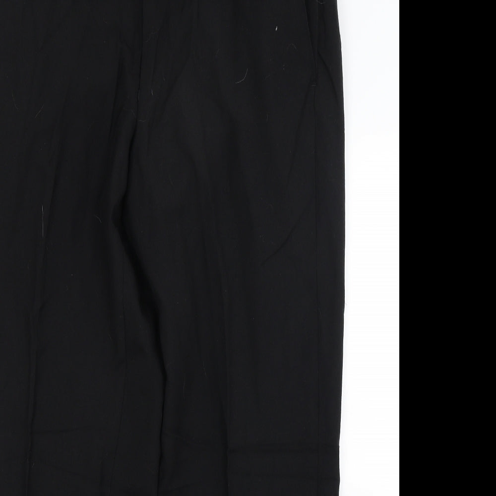 Marks and Spencer Mens Black   Trousers  Size 34 L29 in