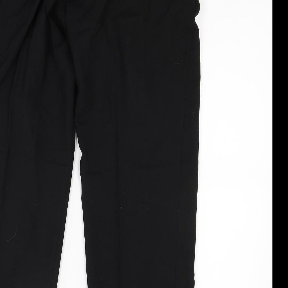 Marks and Spencer Mens Black   Trousers  Size 34 L29 in