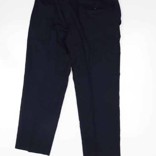 Marks and Spencer Mens Blue   Trousers  Size 34 L29 in