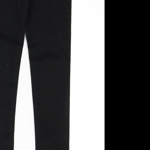Primark Girls Black  Denim Skinny Jeans Size 11-12 Years