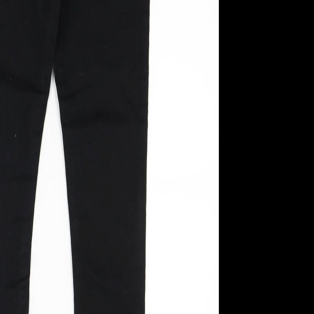 Primark Girls Black  Denim Skinny Jeans Size 11-12 Years