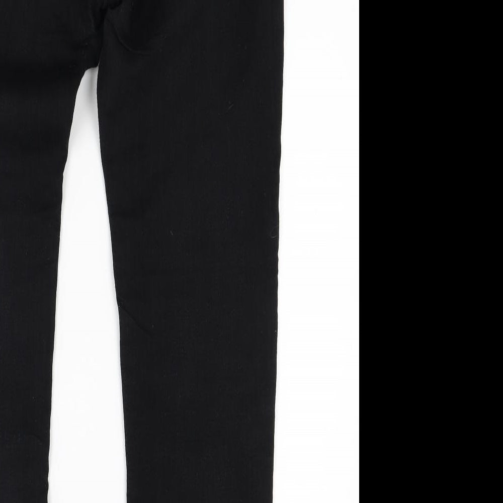 NEXT Womens Black  Denim Straight Jeans Size 12 L29 in