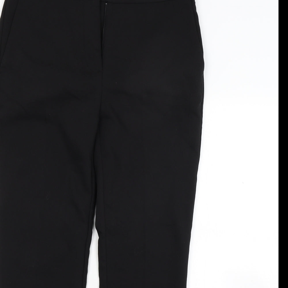 Zara Womens Black   Capri Trousers Size L L25 in
