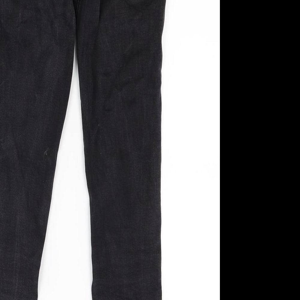 River Island Womens Black  Denim Skinny Jeans Size 8 L26.5 in