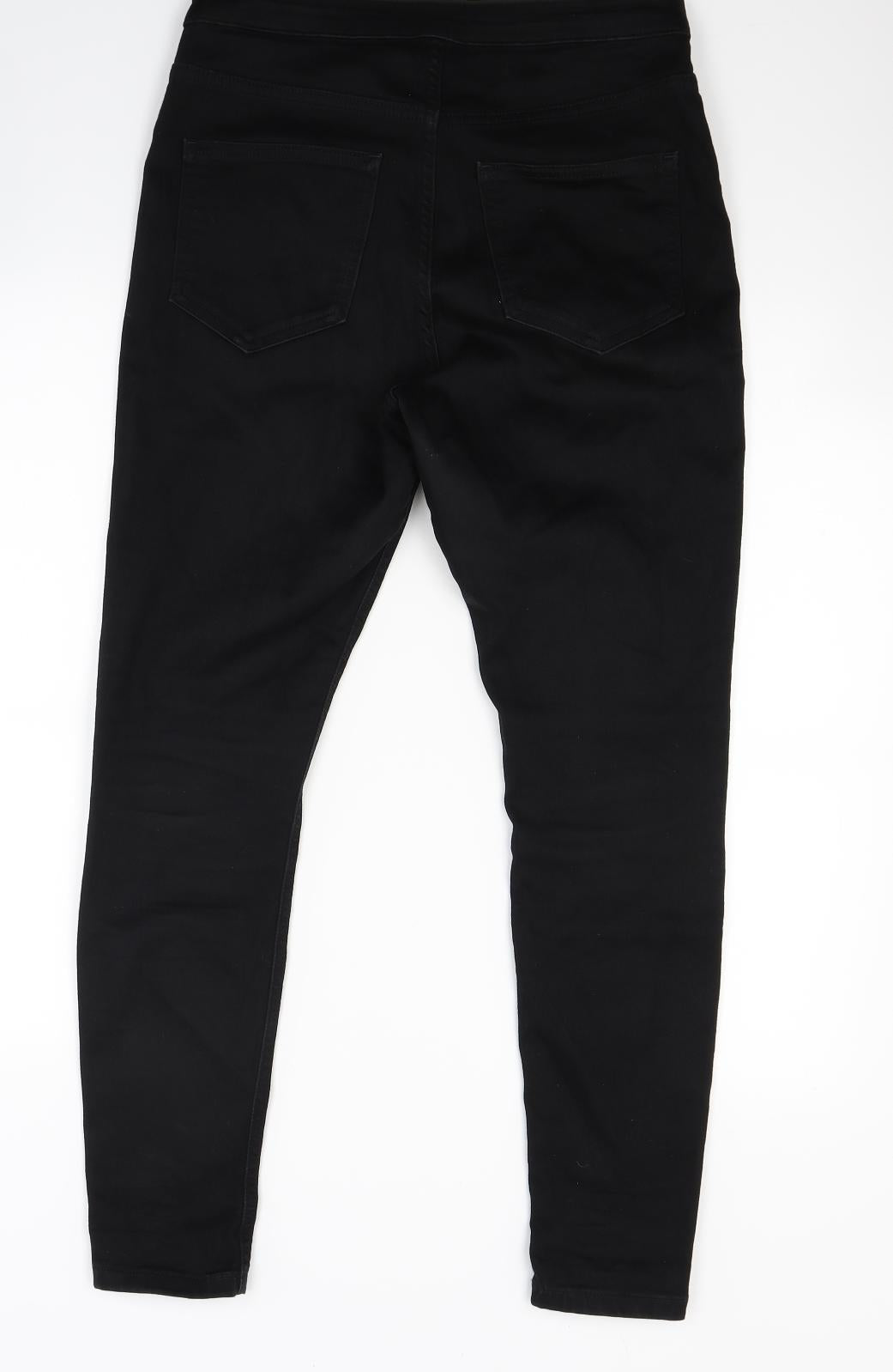 Marks and Spencer Womens Black  Denim Jegging Jeans Size 12 L27 in