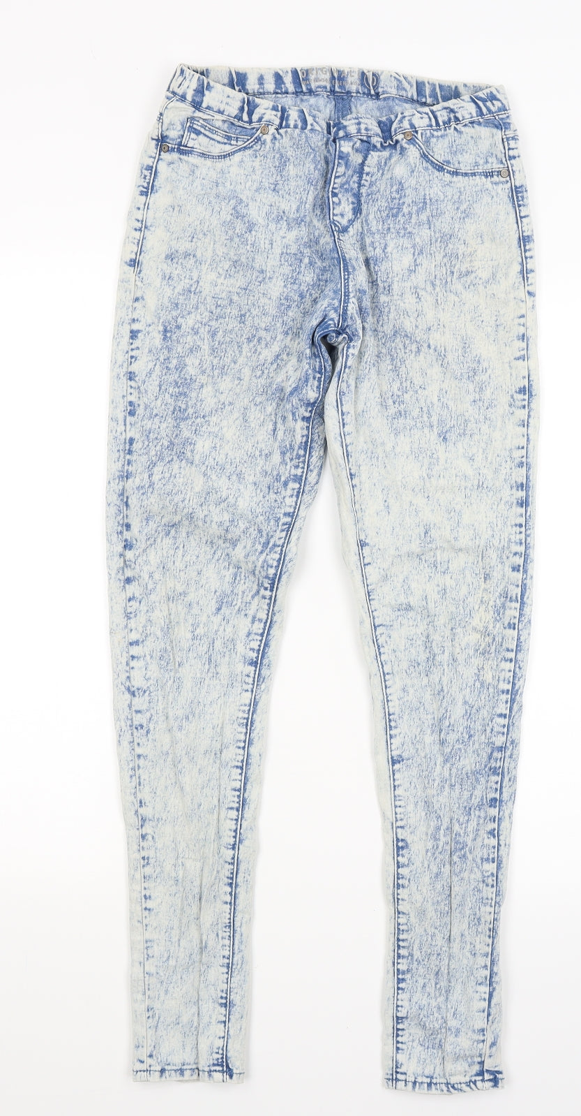 Primark Womens Blue  Denim Jegging Jeans Size 10 L27 in