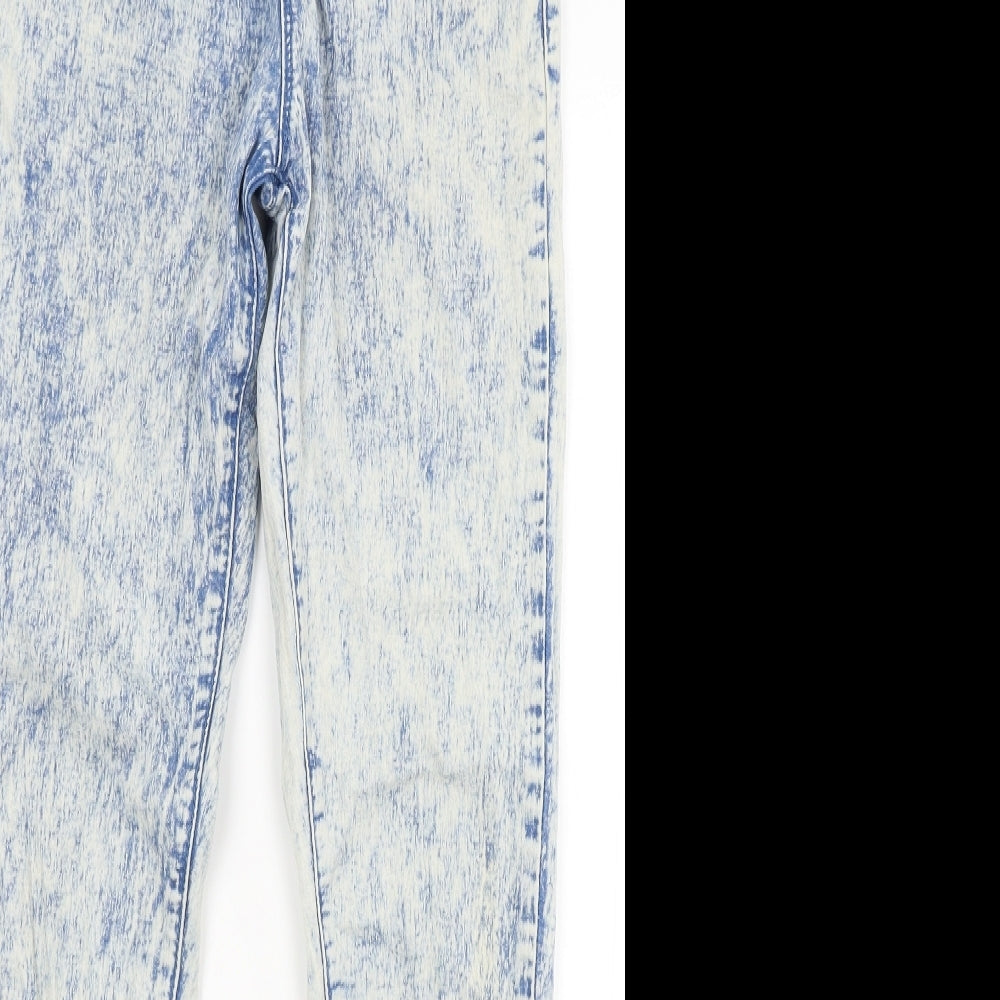 Primark Womens Blue  Denim Jegging Jeans Size 10 L27 in