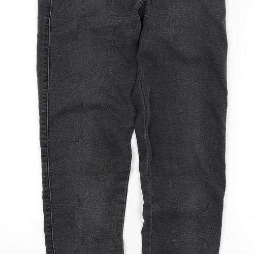 Missguided Womens Black  Denim Jegging Jeans Size 8 L27 in