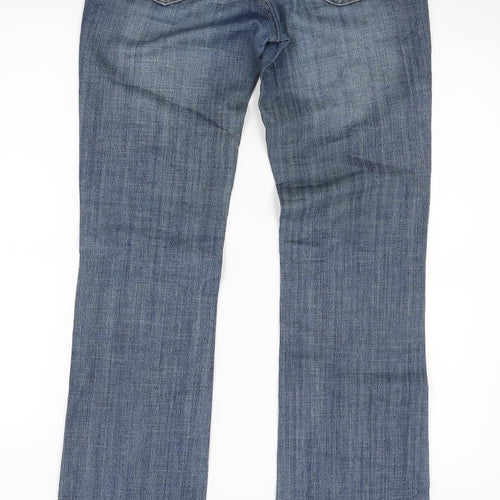 Goodies Womens Blue  Denim Bootcut Jeans Size 10 L32 in