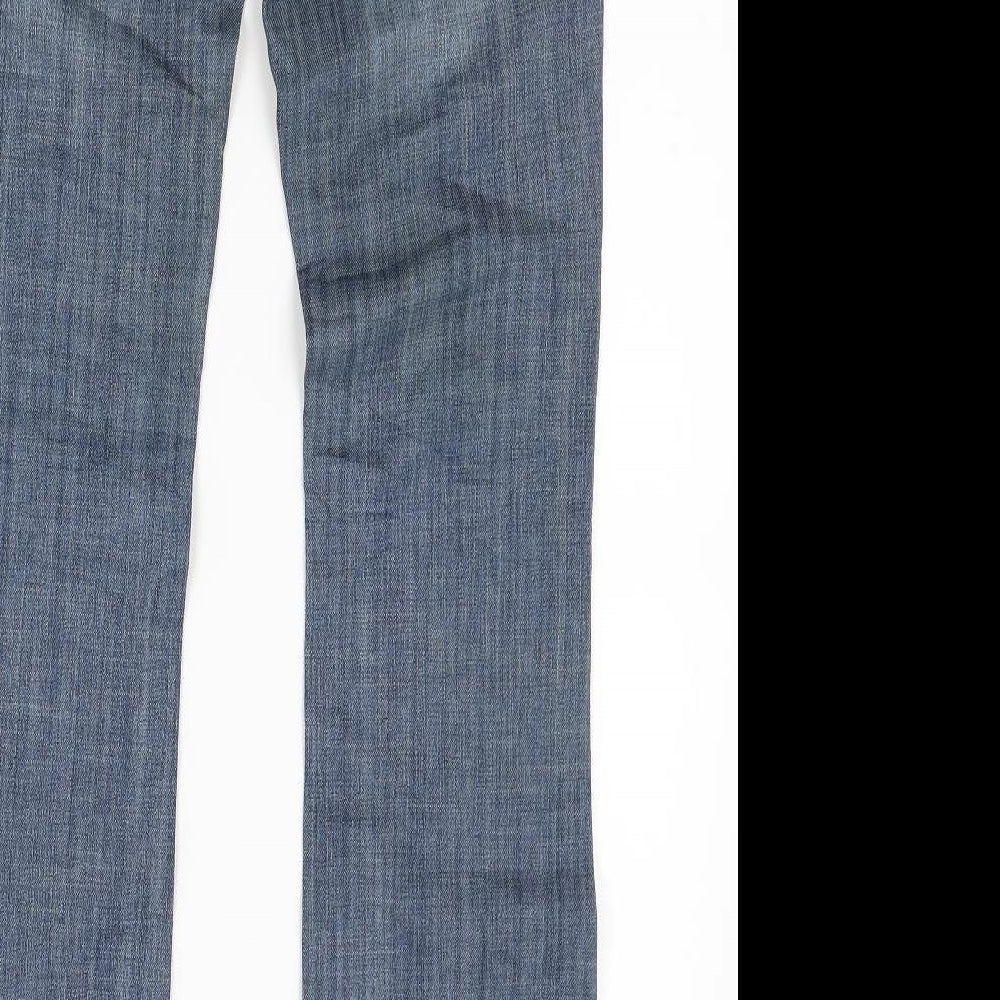 Goodies Womens Blue  Denim Bootcut Jeans Size 10 L32 in