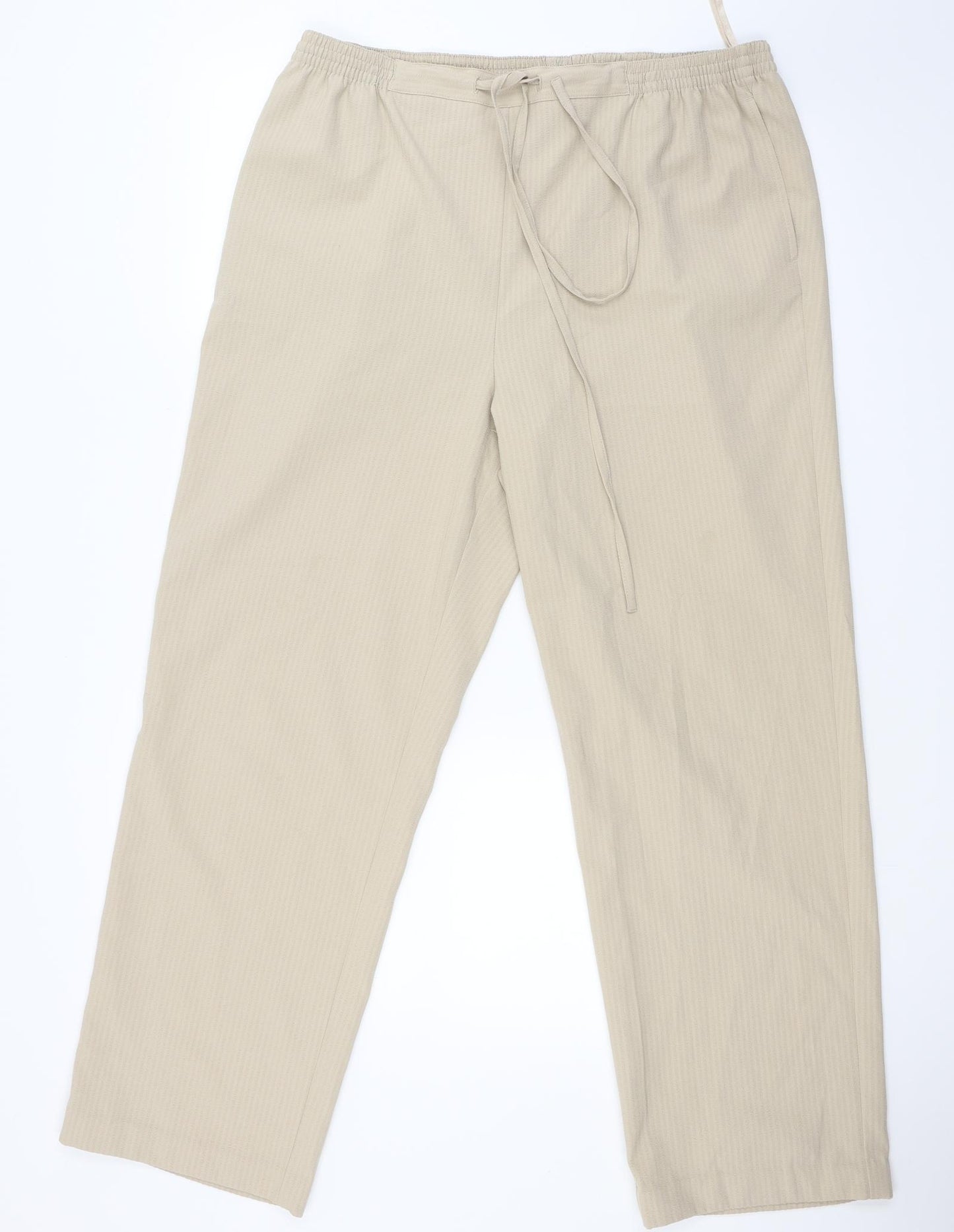Classic Womens Beige   Trousers  Size 16 L26 in
