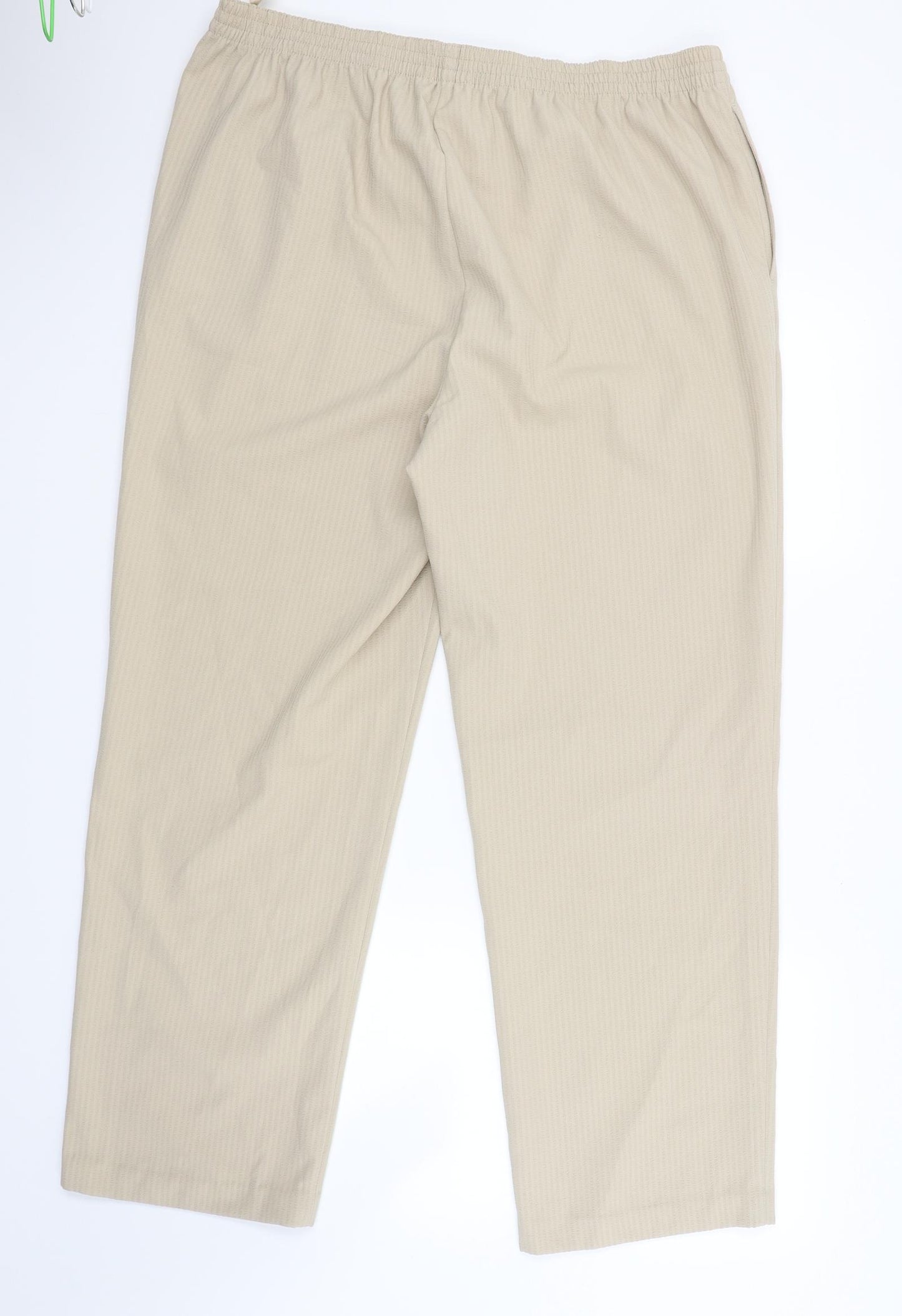 Classic Womens Beige   Trousers  Size 16 L26 in