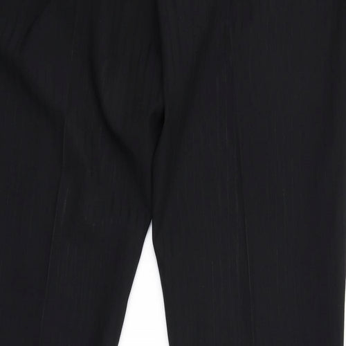 NL Collection Womens Black Striped  Trousers  Size 12 L29 in