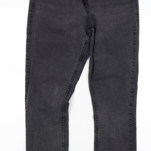 The collection Womens Black  Denim Straight Jeans Size 12 L27 in