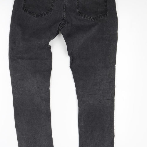The collection Womens Black  Denim Straight Jeans Size 12 L27 in