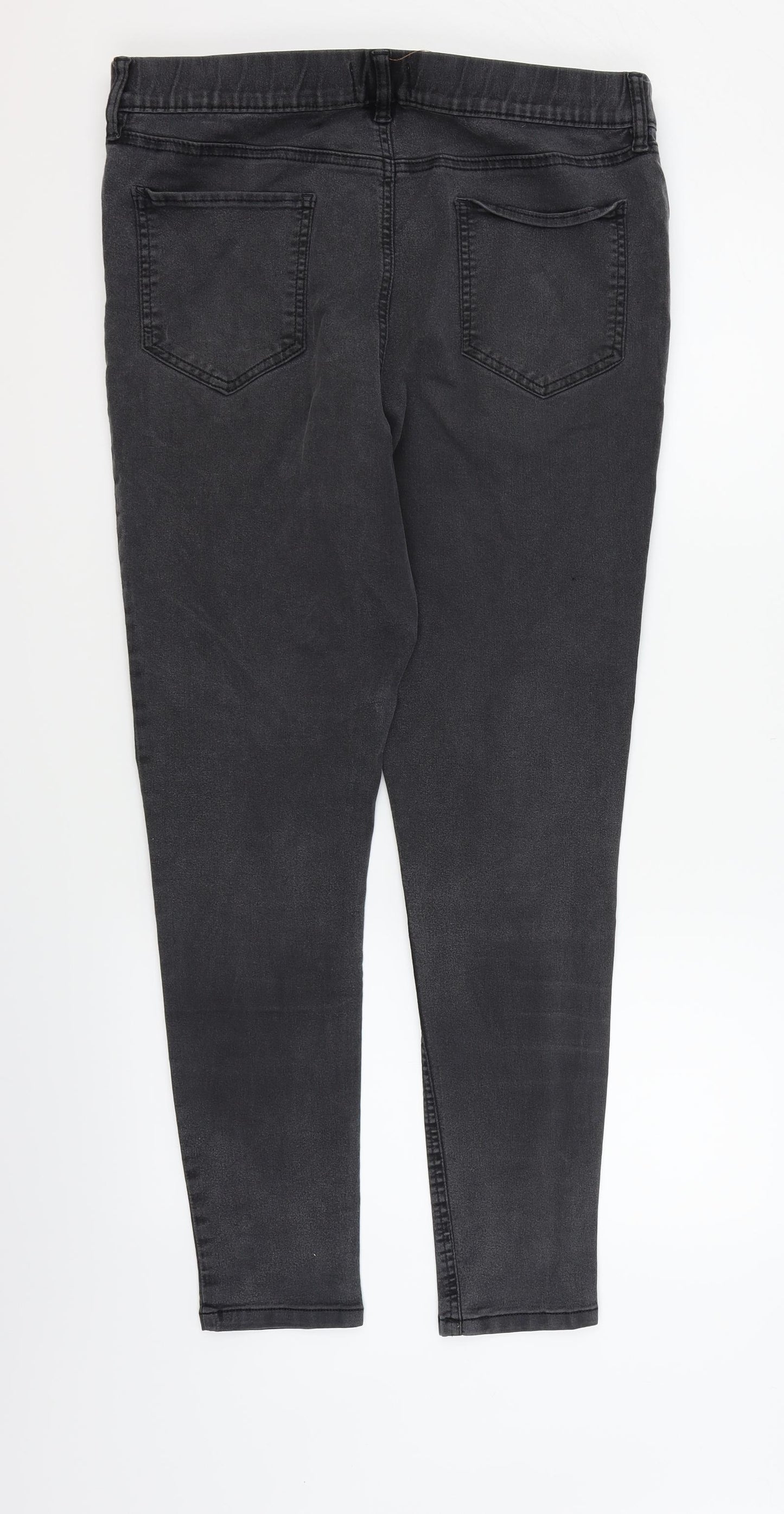 F&F Womens Grey   Straight Jeans Size 18 L28 in