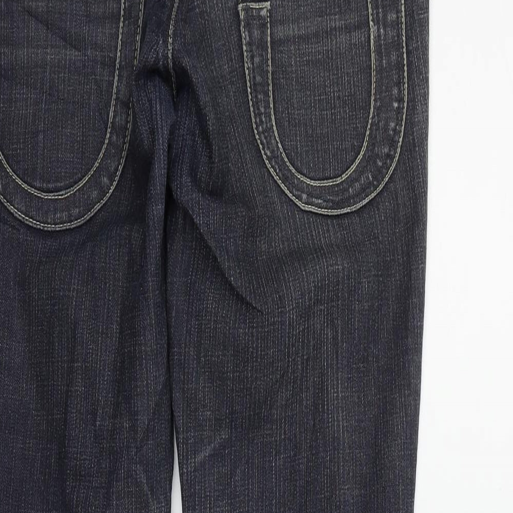 River Island Womens Blue   Straight Jeans Size 12 L25 in