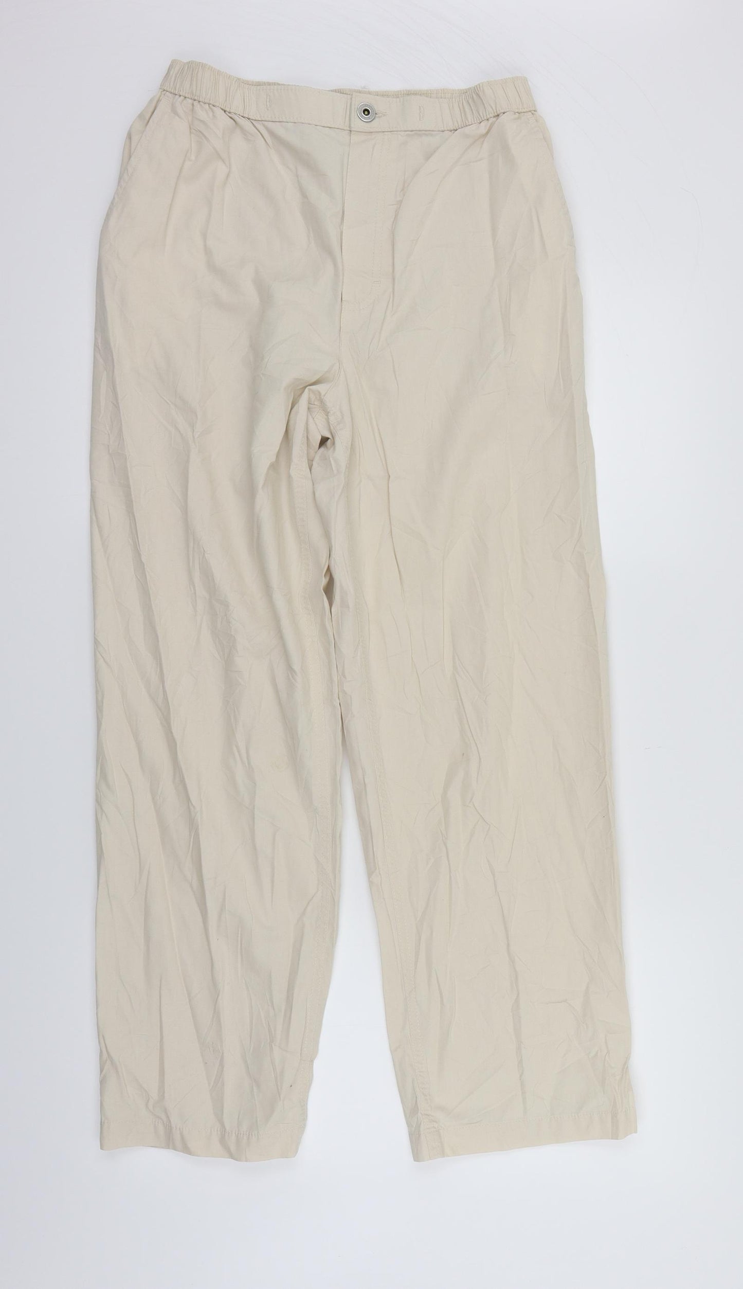 St Michales Womens Beige   Trousers  Size 10 L27 in