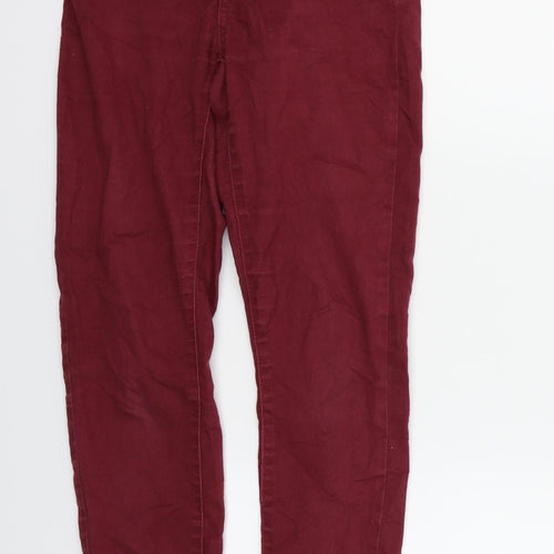 Janina Womens Purple   Trousers  Size 8 L27 in