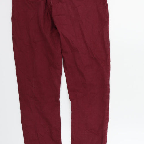 Janina Womens Purple   Trousers  Size 8 L27 in