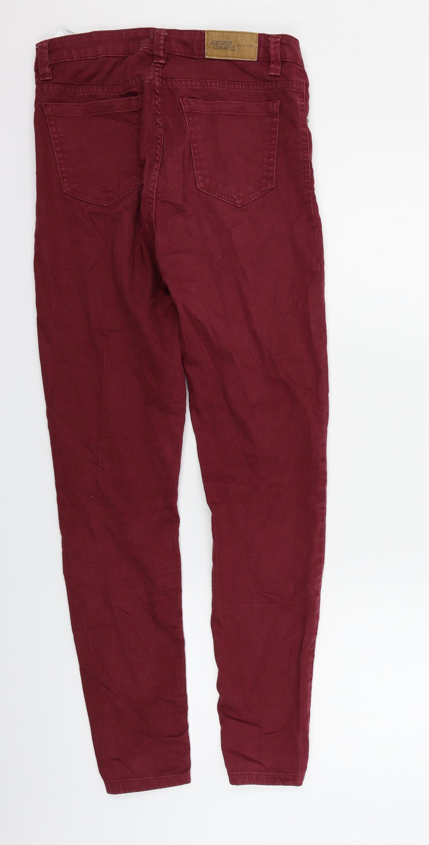Janina Womens Purple   Trousers  Size 8 L27 in