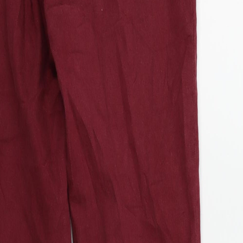 Janina Womens Purple   Trousers  Size 8 L27 in