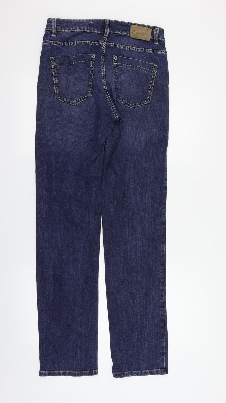 Pierre Cardin` Womens Blue   Straight Jeans Size 36 in L29 in