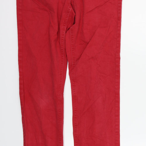 Lindex Womens Red   Skinny Jeans Size 10 L27 in