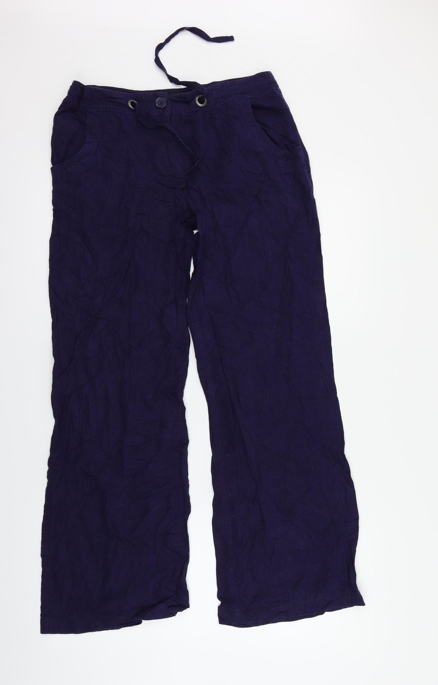 Papaya Womens Purple   Trousers  Size 8 L28 in