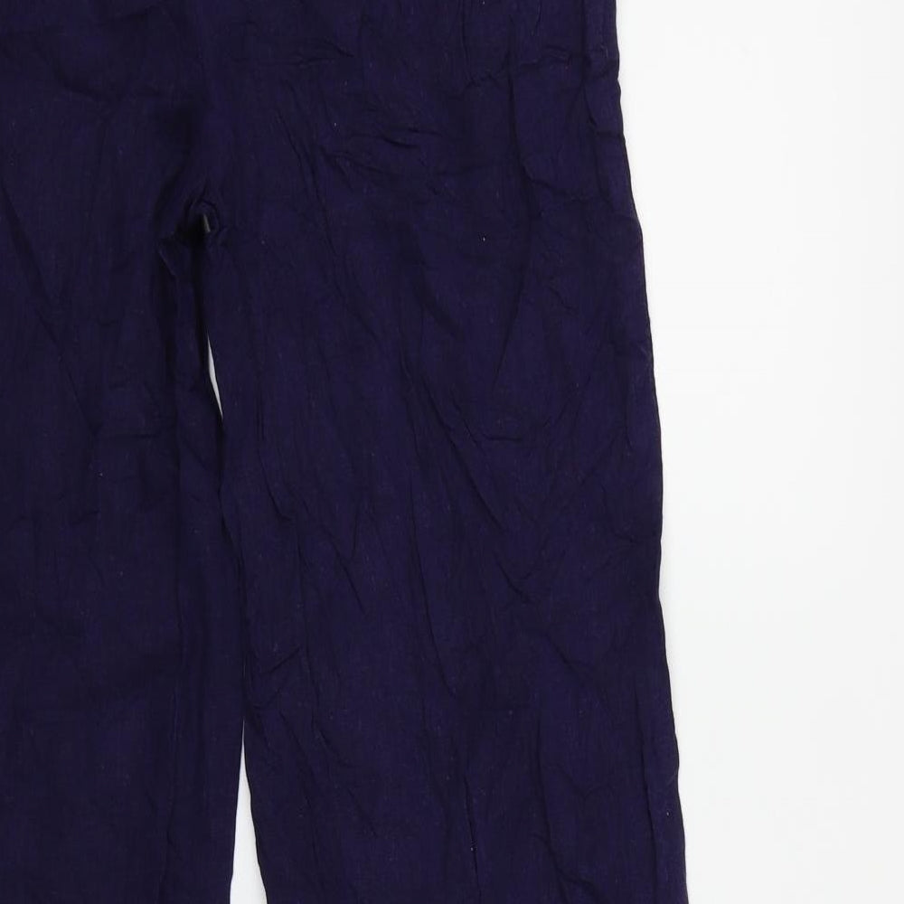 Papaya Womens Purple   Trousers  Size 8 L28 in