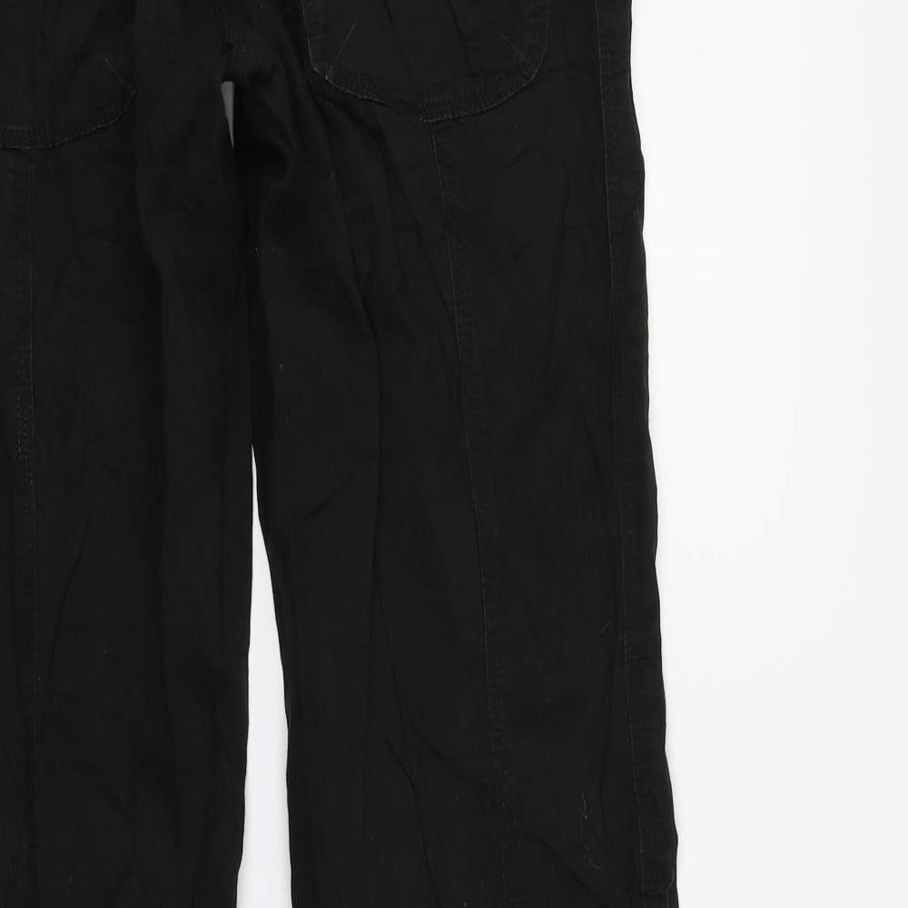yups Womens Black   Trousers  Size L L30 in