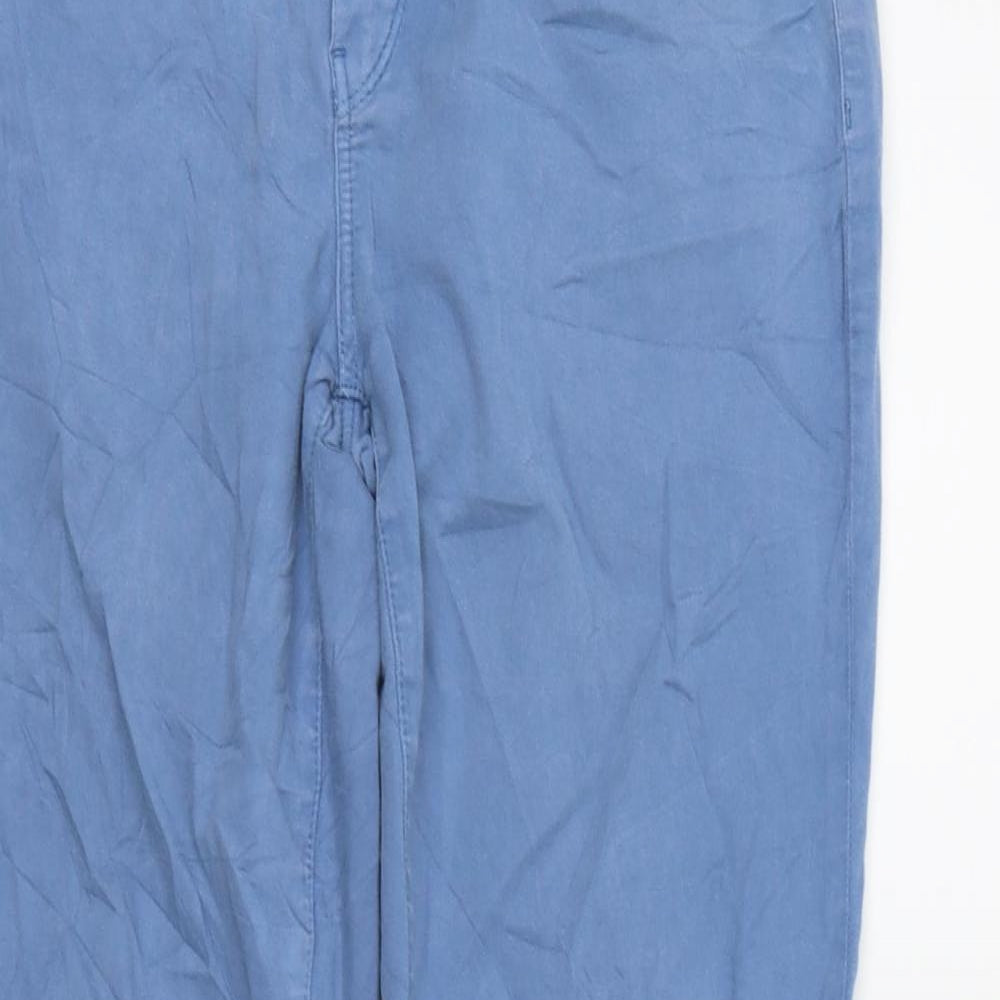 Massimo Dutti Womens Blue   Trousers  Size 14 L28 in