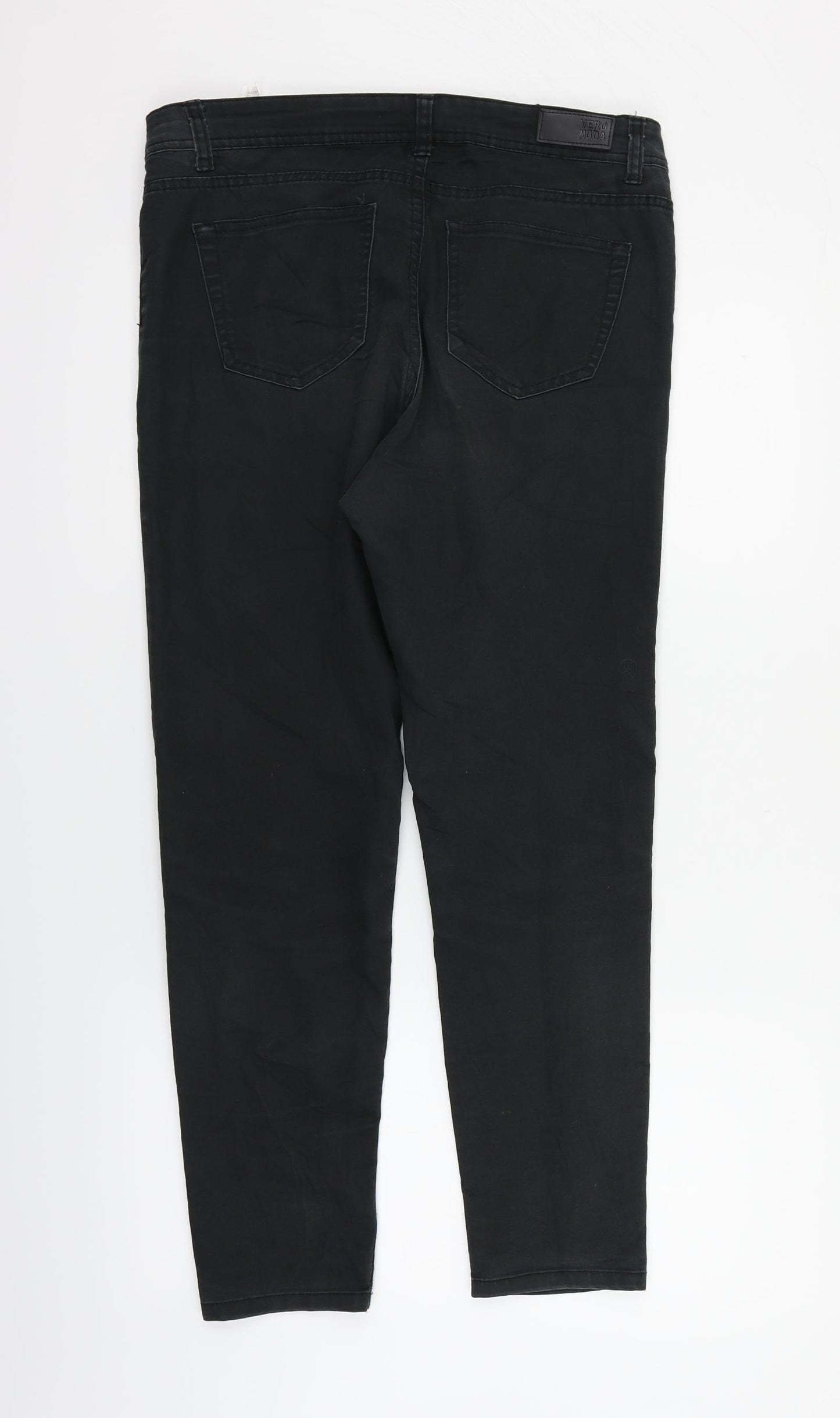VERO MODA Womens Black   Trousers  Size 32 in L26 in