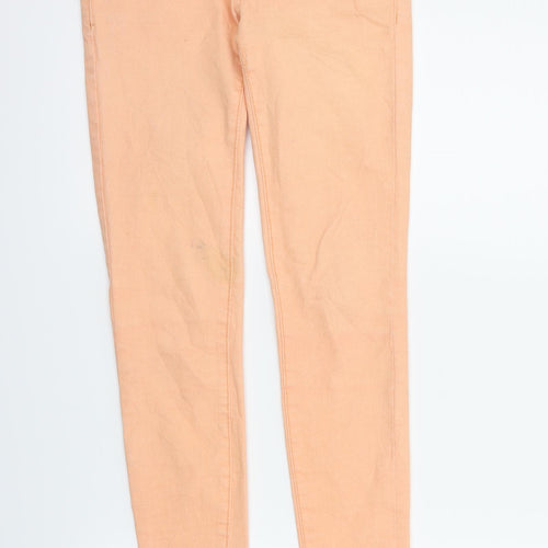 mango jeans Womens Orange   Straight Jeans Size 4 L28 in