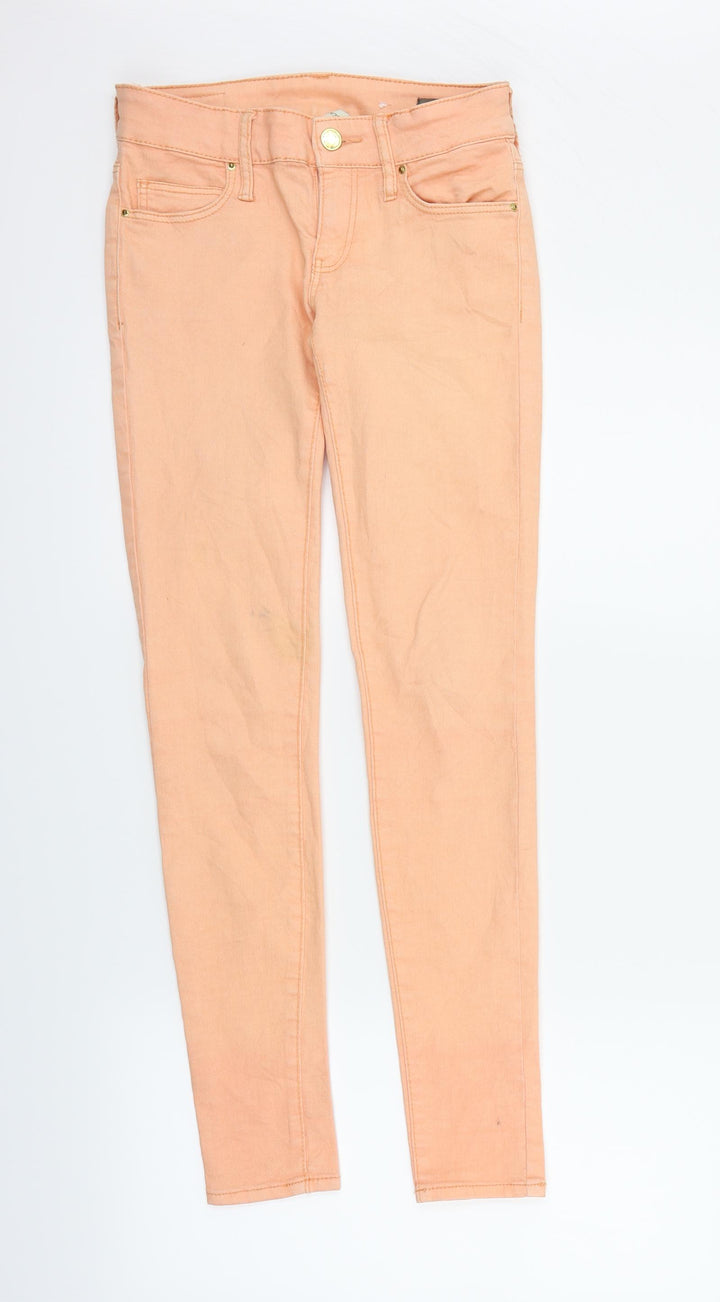 mango jeans Womens Orange   Straight Jeans Size 4 L28 in