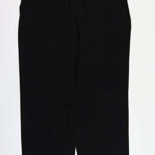 NEXT Womens Black   Trousers  Size 20 L33 in - BELTED