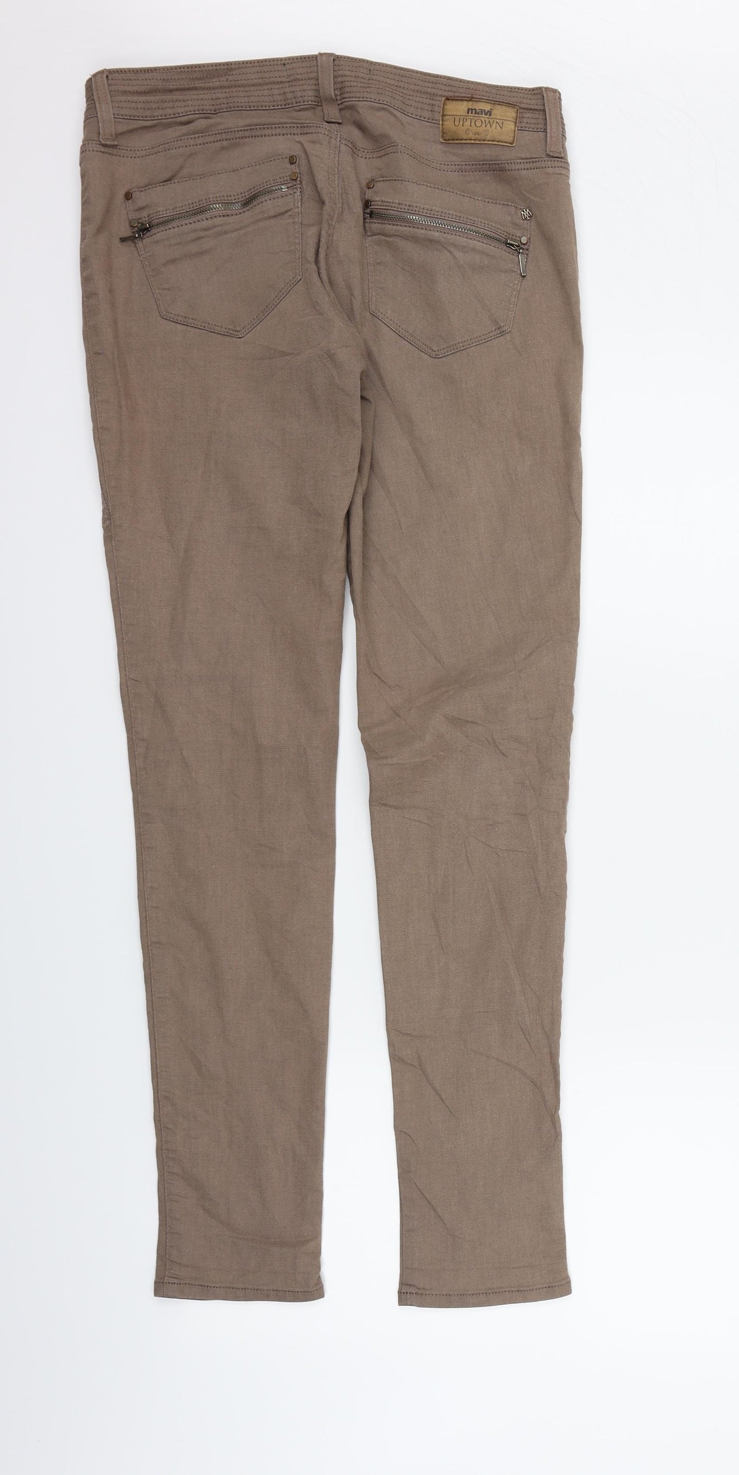 Mavi Jeans Womens Beige   Straight Jeans  L30 in