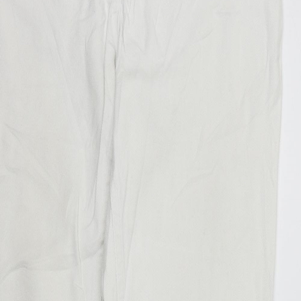 John Boner Womens White   Straight Jeans Size L L33 in