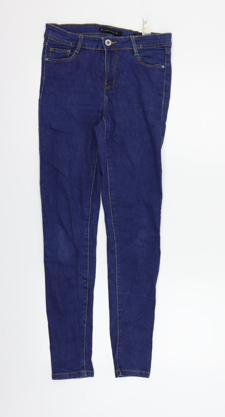 RESERVED Womens Blue Straight Jeans Size 6 L28 in